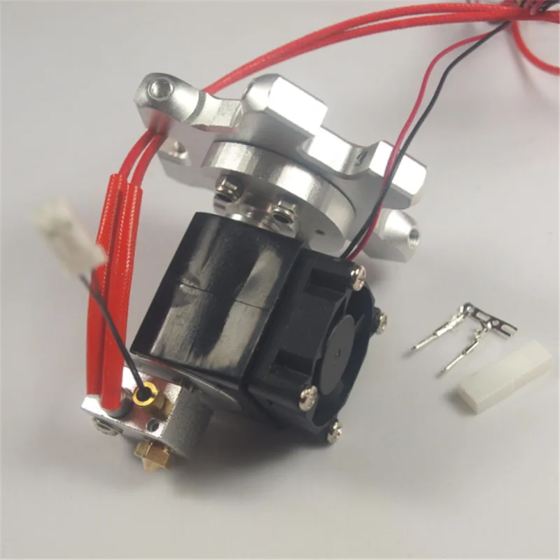 Росток коссель Delta 3D части принтера M4 резьба Металл hotend эффектор полный комплект 1,75 мм металлическая j-головка PTFE лайнер 0,4 мм NTC