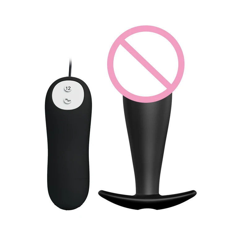 Силиконовый анальный фаллоимитатор Adaner 12 функций Анальная пробка Вибратор