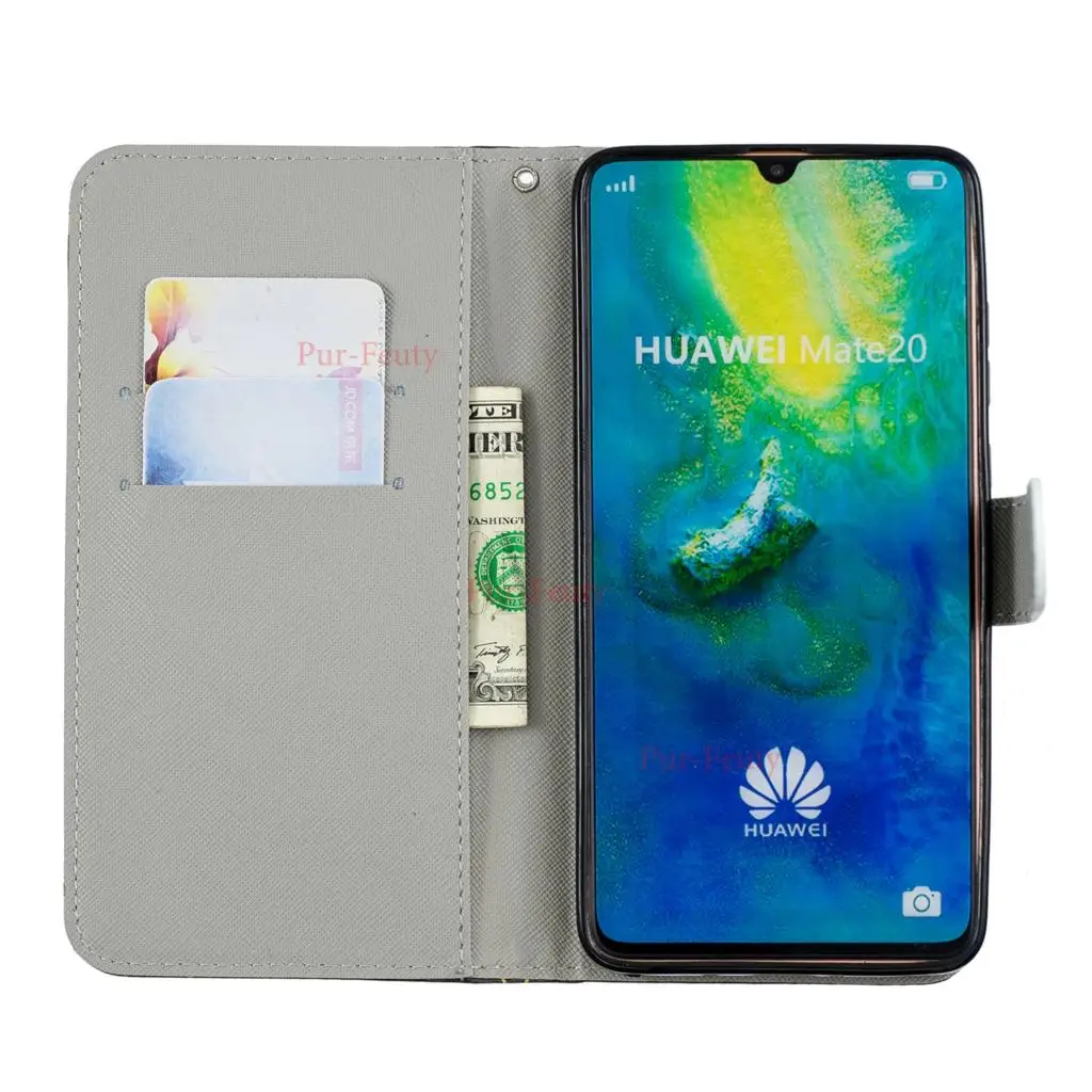 Роскошный чехол-книжка с бумажником для huawei Mate 20 P10 P20 Lite P Smart Enjoy 7S NOVA 3I Honor 9 8 10