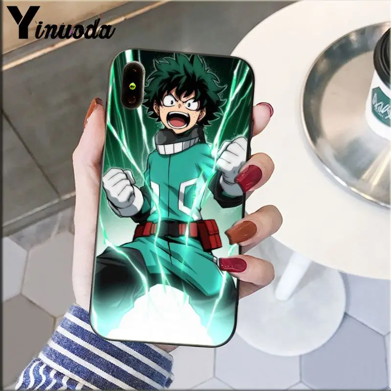 Yinuoda My Hero Boku no Hero Academy deku и bakugou чехол для телефона чехол для iPhone 8 7 6 6S Plus 5 5S SE XR X XS MAX Coque Shell