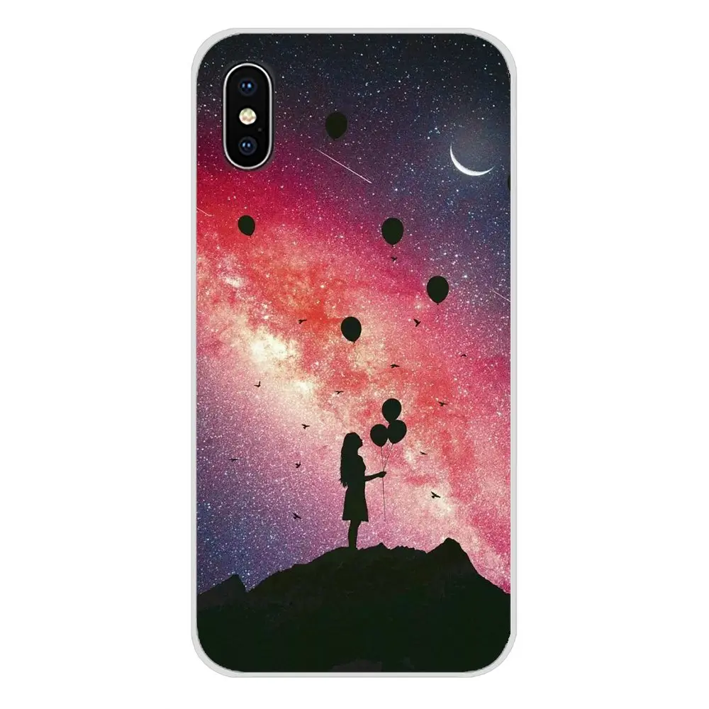 Защитный Мягкий Прозрачный чехол для Huawei P Smart Mate Honor 7A 7C 8C 8X 9 P10 P20 Lite Pro Plus Banksy red Balloon