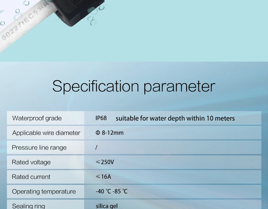 10 шт. водонепроницаемый Соединитель 3 pin IP68 250V& 16a 8-12mm электрический провод кабель герметичный ретардант распределительные коробки Солнечный сад Termina