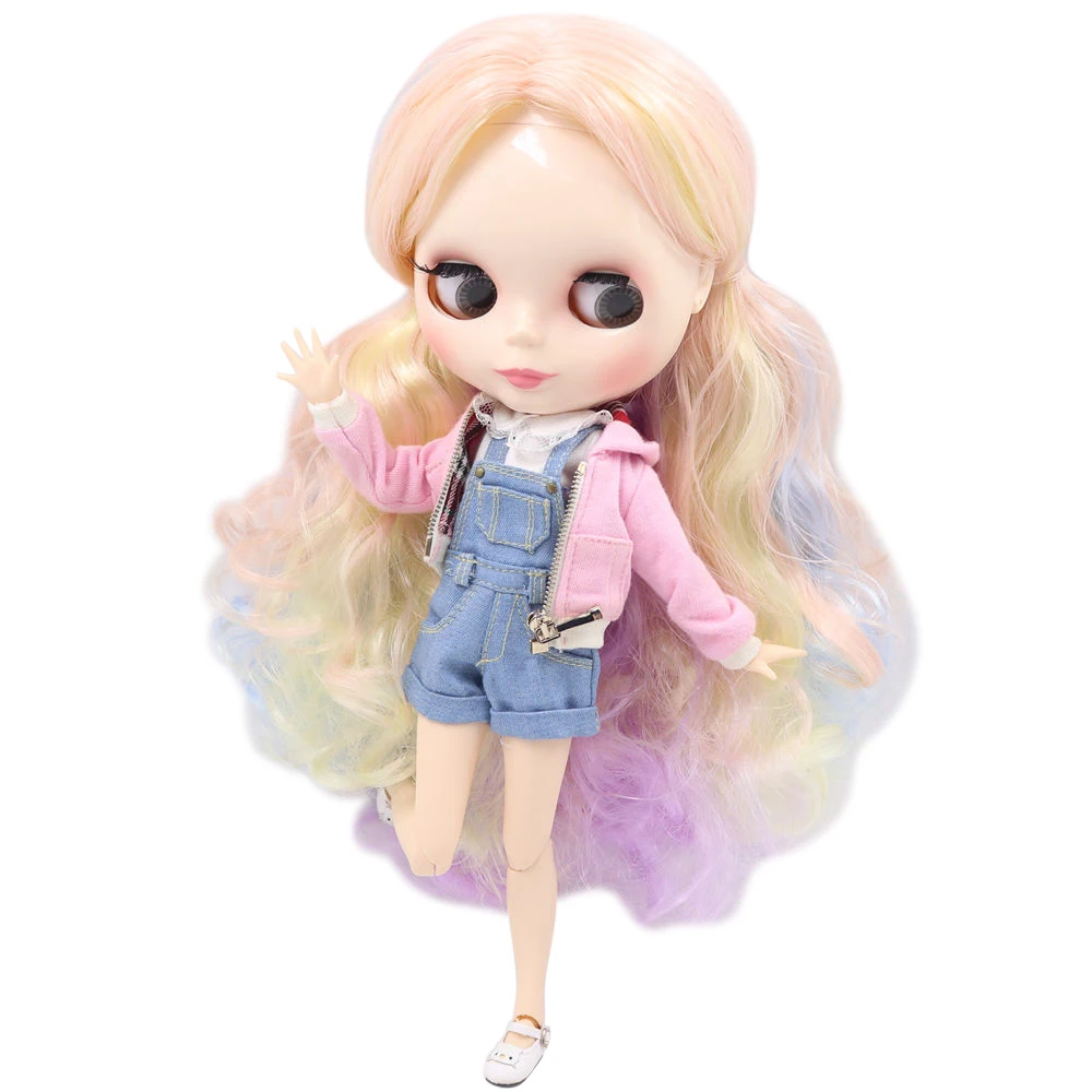 Кукла Blyth ICY DBS серии № BL708/288/6005/2352 с белой кожей для суставов красочные волосы 1/6 bjd