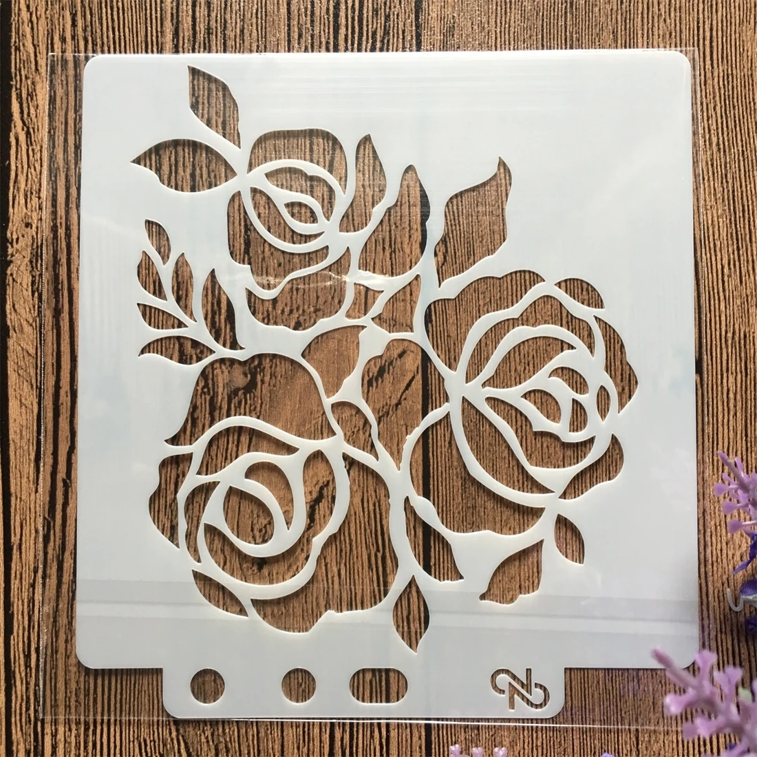 1 шт. Цветочная композиция наслоения Трафареты настенная живопись штампованная