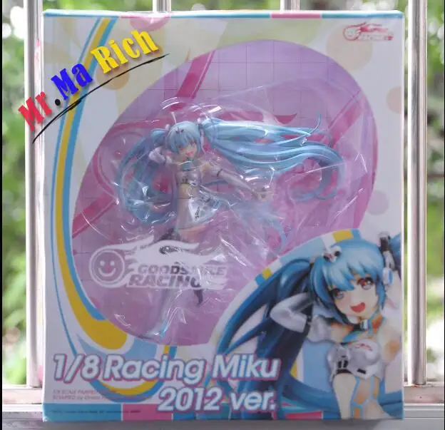 Япония Аниме Новый Hatsune Miku Racing Girl 1/8 Масштаб ПВХ фигурка Коллекционная модель