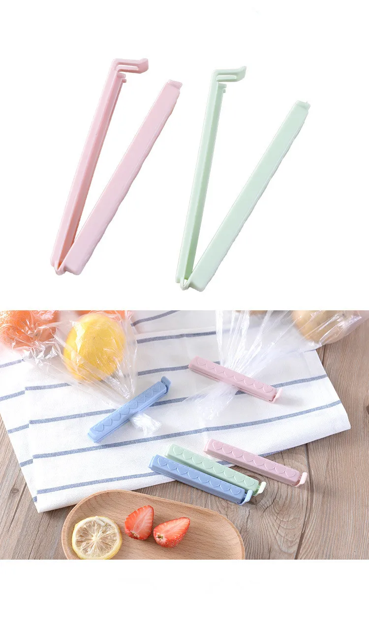 

5Pcs/Lot Storage Food Snack Seal Sealing Bag Clips For Food Packages Clamp Plastic Kitchen Storage Food Bag Clips LF 227