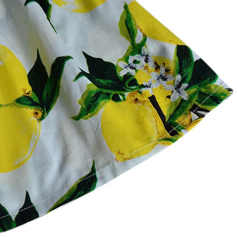 Dress For Girls Baby Clothes Toddler Girl Lemon Flower Bow Ball Prom | Детская одежда и обувь