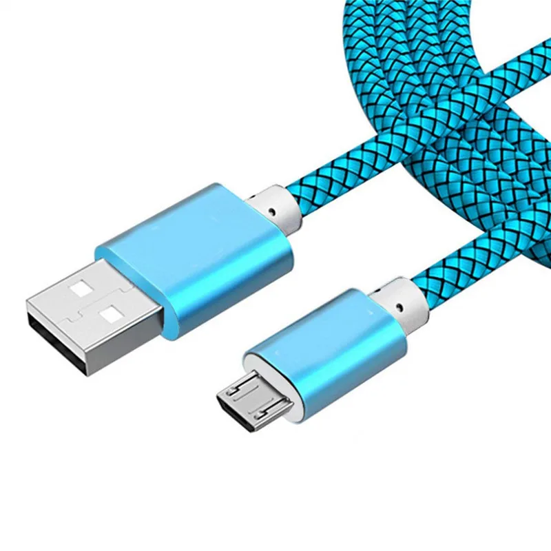 Кабель Micro USB нейлоновый usb кабель для синхронизации данных мобильный телефон на