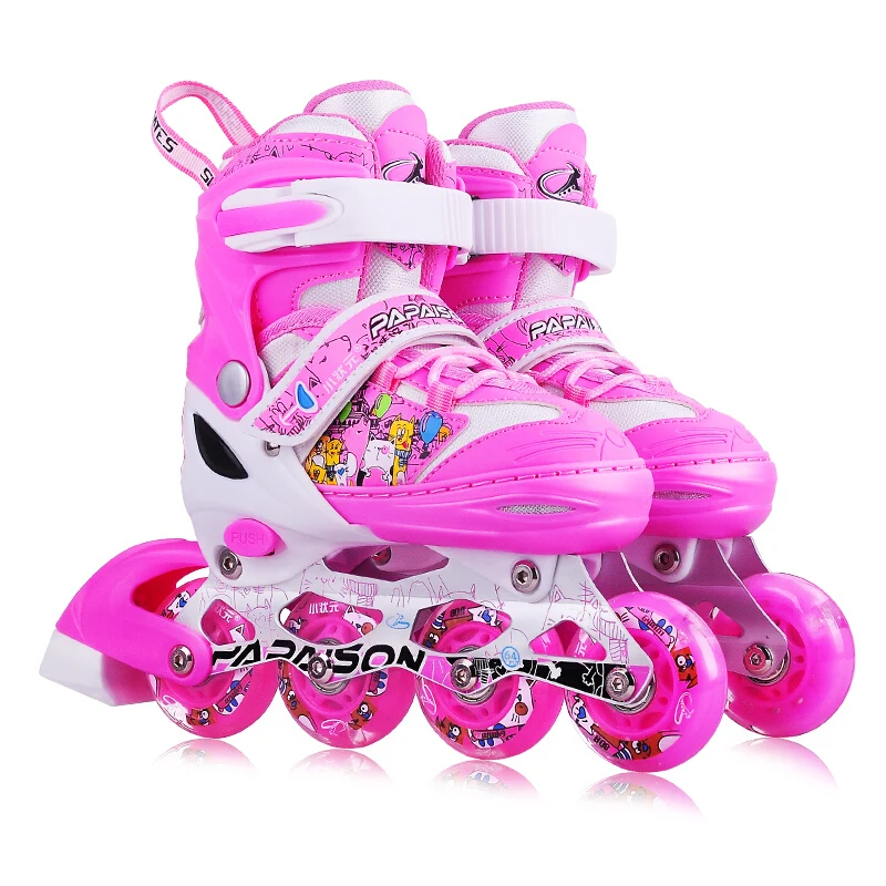 Роликовые коньки детские мужские и wo Регулируемые туфли роликовые