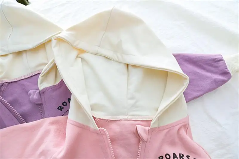 2019 Toddler Infant Clothing Sets Autumn Baby Girl Clothes Suits Hooded Cartoon Coats T Shirt Pants Child Costume | Детская одежда и