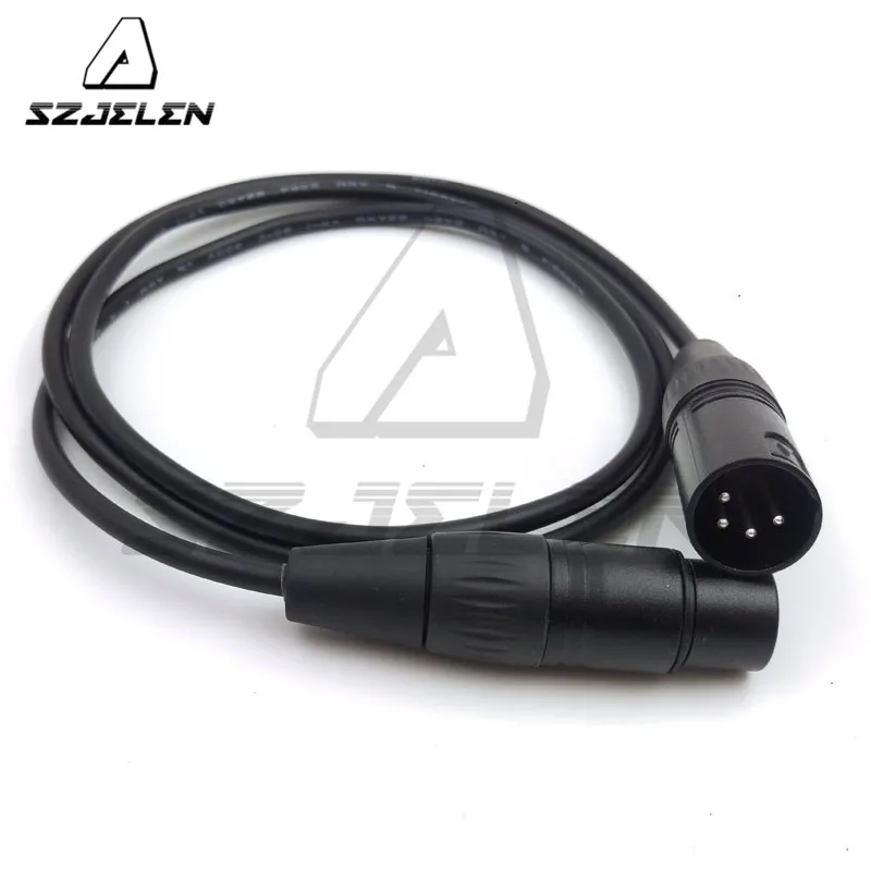 

Адаптер для питания XLR, 4-контактный штырьковый 4-контактный XLR кабель 100 см
