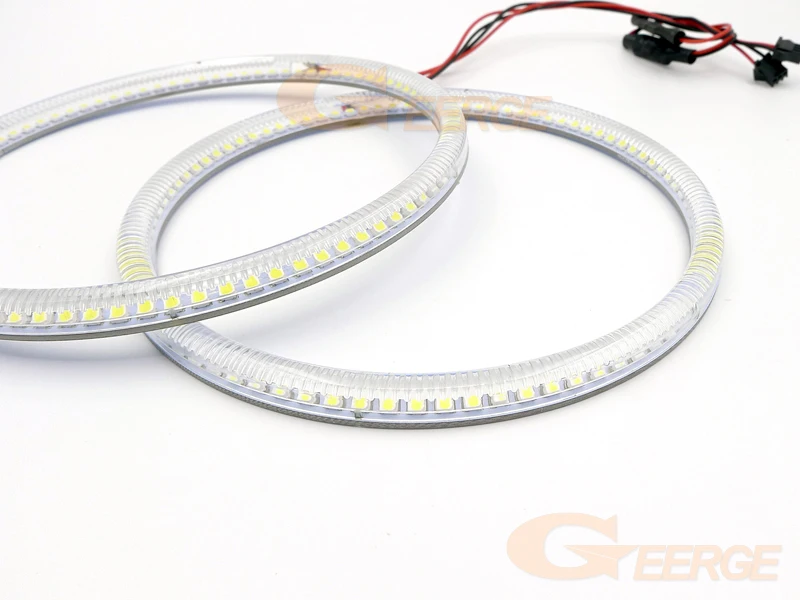 Для Volkswagen VW Golf Mk1 Mk2 GTI евро головной светильник smd комплект светодиодов «глаза ангела» Дневной светильник отличное Ультра яркое освещение DRL