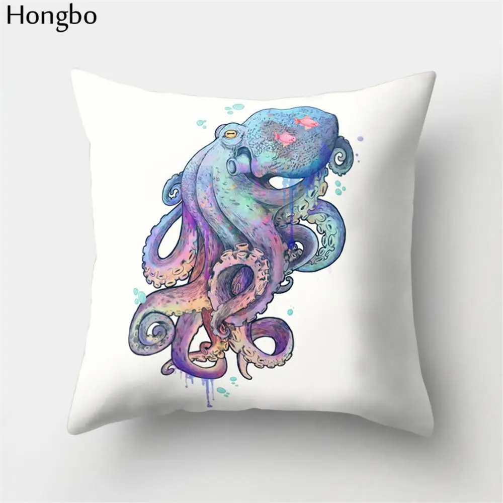 10 Hongbo 1 шт., милый чехол для подушки С Рисунком Тигра, волка, собаки, кота, Ленивца, пингвина, оленя, лося, наволочка для дивана, наволочка, домашний декор - Цвет: 10