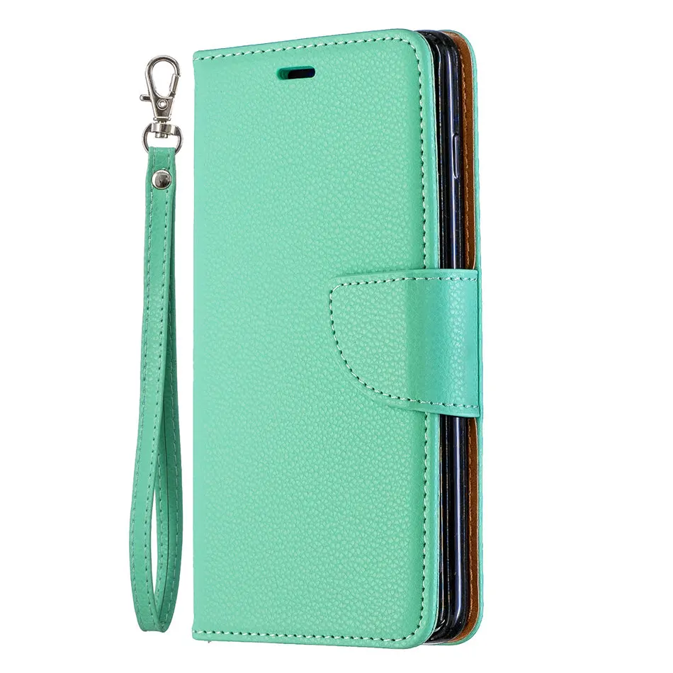 Green Роскошный чехол для samsung Galaxy A10 A20 A30 A40 A50 A70 M10 M20 M30 S10E S10 S9 A6 J4 J6 плюс A7 чехол-портмоне в стиле ретро с откидной крышкой P07Z - Цвет: Green