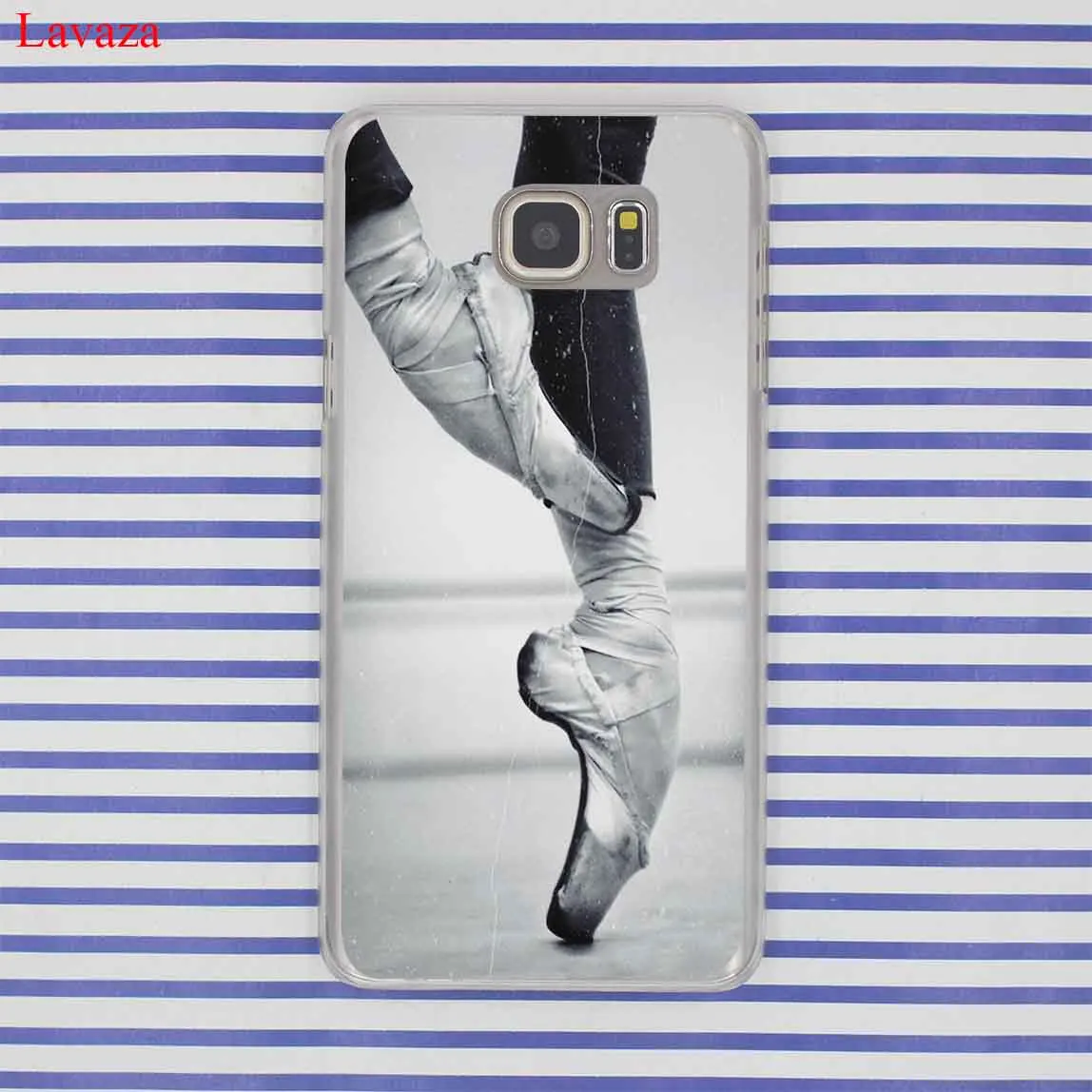 Лаваза Балетные пуанты балетки чехол для телефона Samsung Galaxy Note 10 9 8 A9 A8 A7 A6 Plus 2018 A3 A5