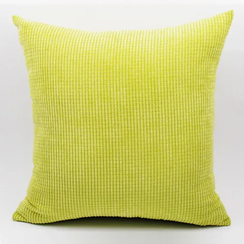 light green Вельветовый тканевый чехол для подушки 40x40/45x45/50x50/55x55/60x60/65x65/70x70 см, декоративная наволочка, наволочка, чехол для подушки - Цвет: light green
