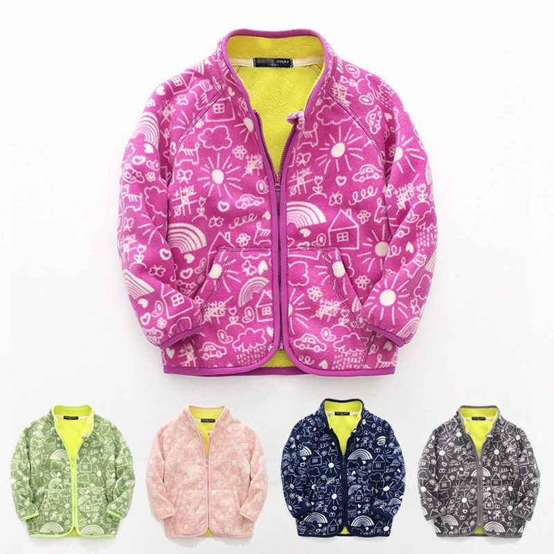 

kids boys girls fleece jacket spring 2020 baby girl boy jacket autumn little girls coats and jackets boy coat children outerwear