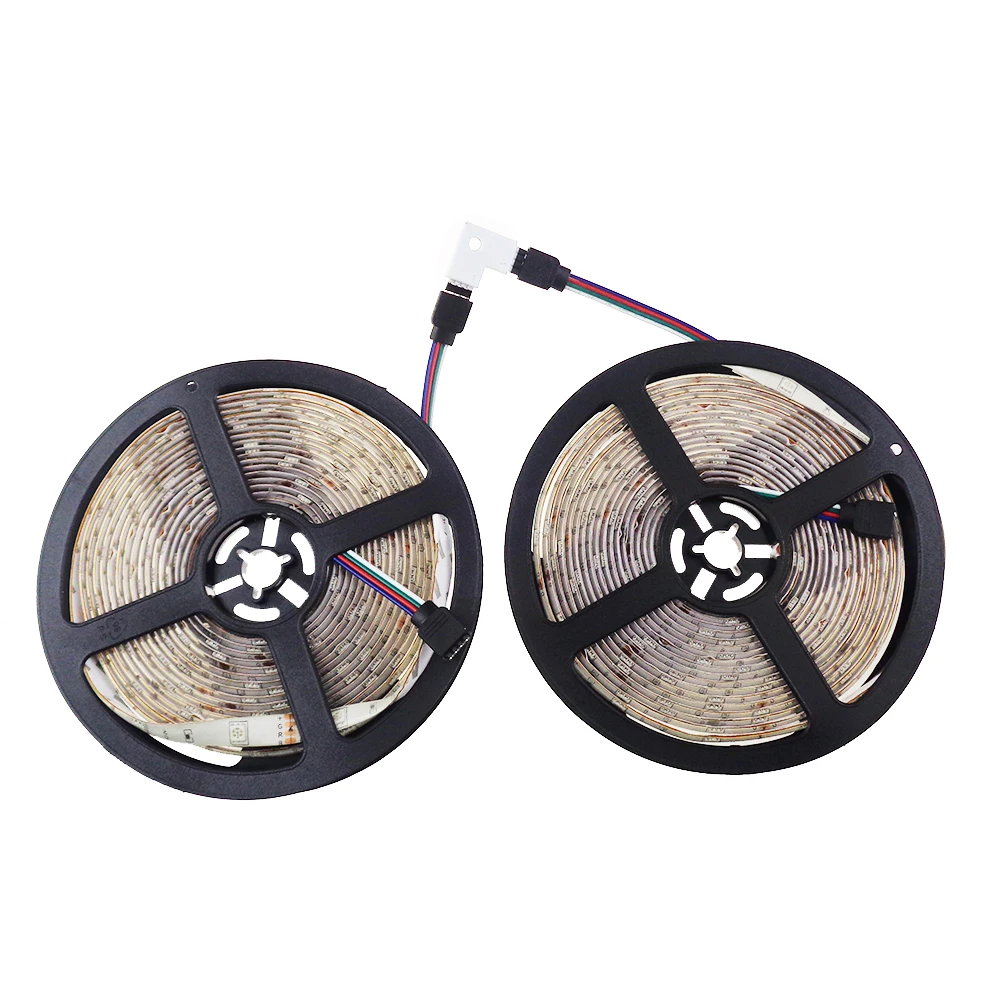 10 шт./лот мм RGB Разъемы Женский расширительный адаптер без пайки 2 полоски для 5050