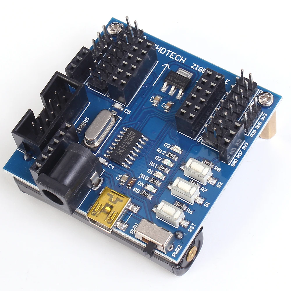 ZigBee CC2530 сенсорный плинтус Функциональный модуль Плата расширения USB порт 24 МГц 256кб