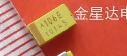 10 шт. 25 в мкФ 106E C размер 6032 чип SMD Танталовый конденсатор сделано Китае |