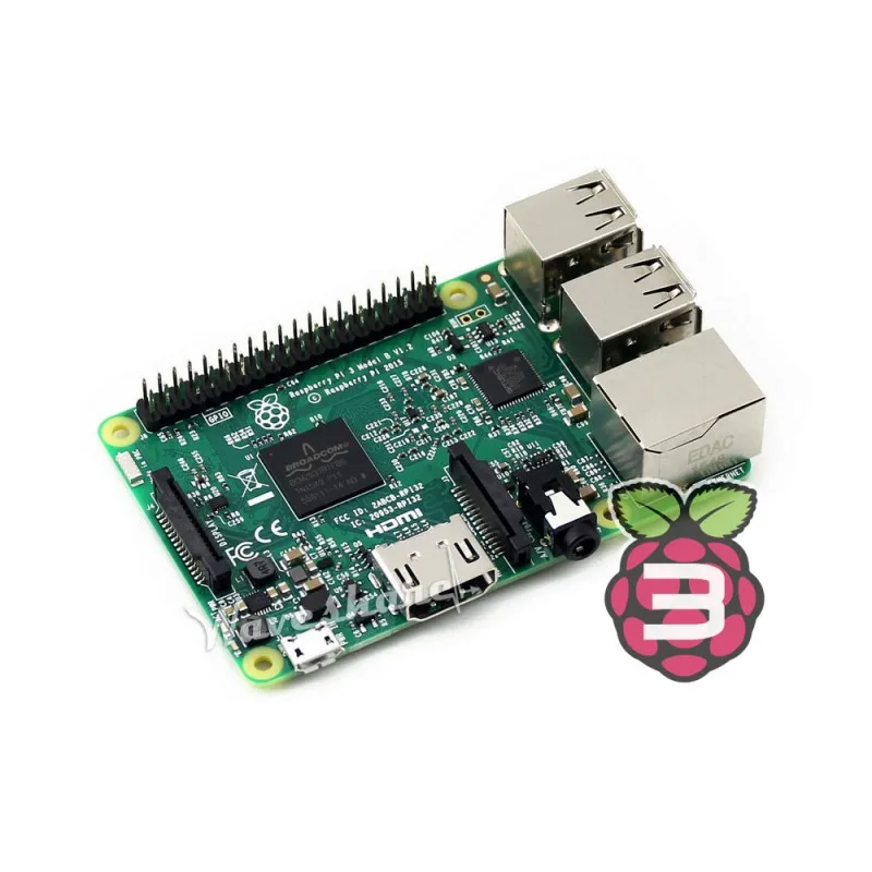 Raspberry Pi 3 Модель B посылка F с 7-дюймовый HDMI 1024*600 ips ЖК-дисплей биколор случае 16 ГБ SD