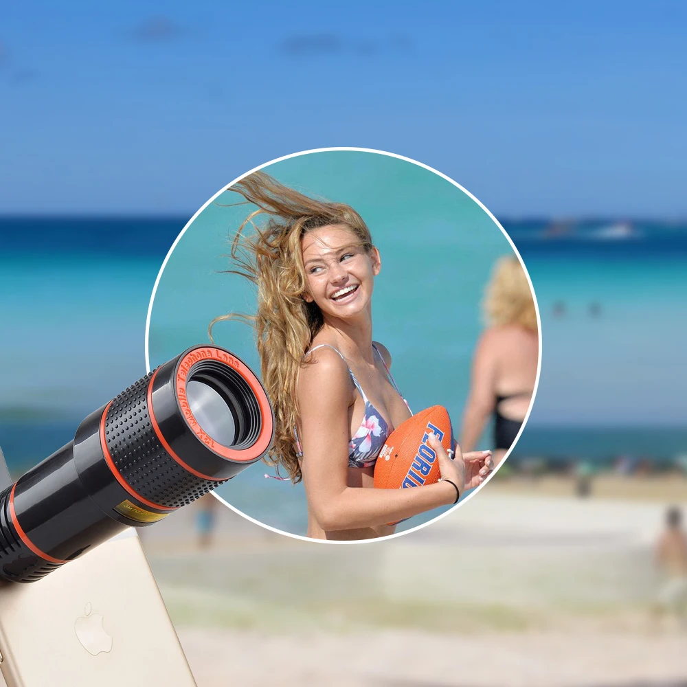 Горячая Распродажа универсальный 12 кратный зум оптический зажим