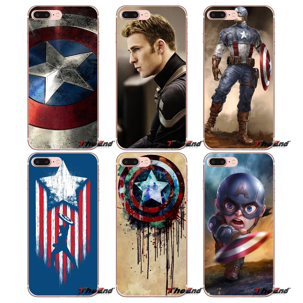 Super Hero Captain America Shield Phone Case For Samsung Galaxy J1 J2 J3 J5 J7 A3 A5 A7 2015 2016 2017 J530 J730 Fundas Coque | Мобильные