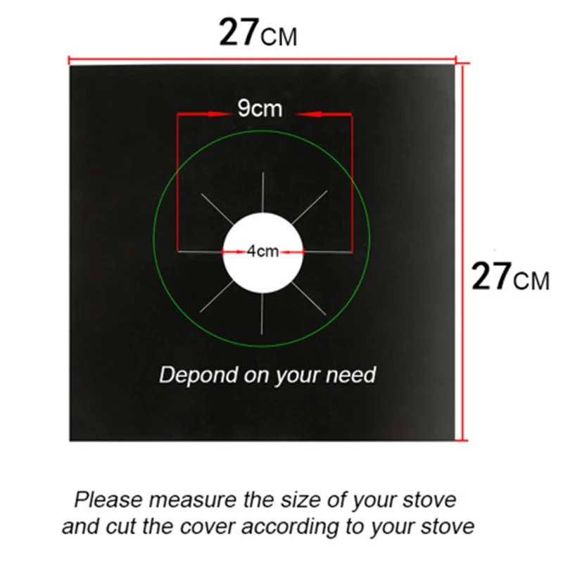 2 или 4 шт./компл. кухонная утварь Защитная крышка для плиты антипригарная