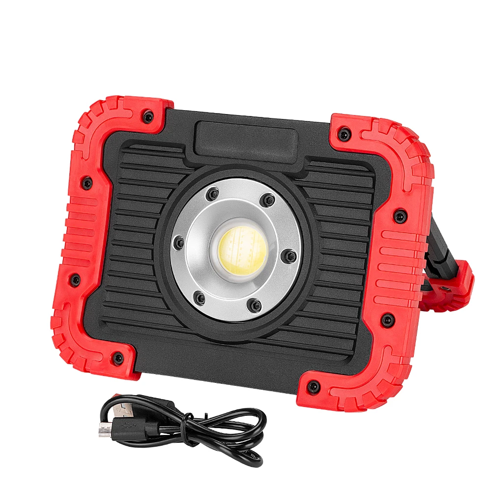COB LED рабочий свет 10 Вт USB Перезаряжаемый прожектор встроенный аккумулятор