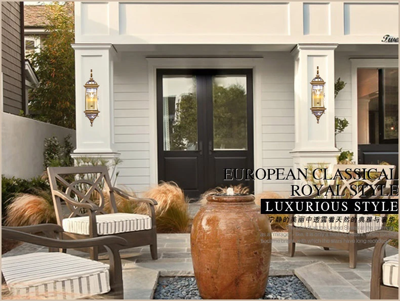 Наружные Настенные светильники Светодиодный Водонепроницаемый светильник для