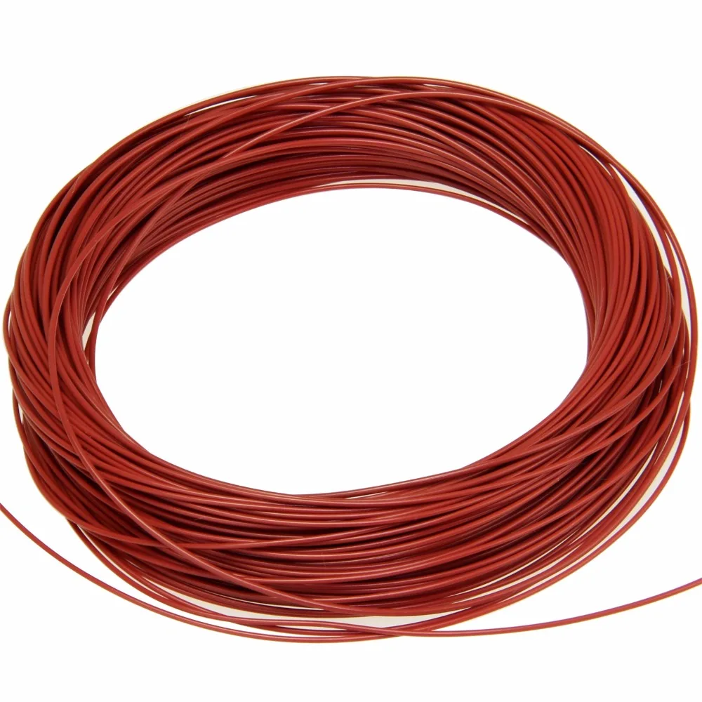 WF 5/6/7/8/9S Полный опускается на дно Fly леска 100FT Вес вперед коричневый Fly Line