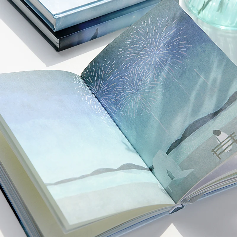 Наша история начинается с другой стороны серии мечты блокнот цветная страница A5