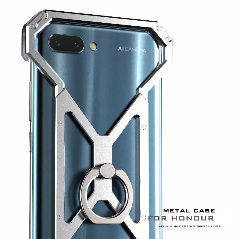 Роскошный крутой чехол с человеком-пауком для huawei Honor 10 9 8 Lite V10 металлический алюминиевый сплав противоударный защитный чехол противоударный чехол