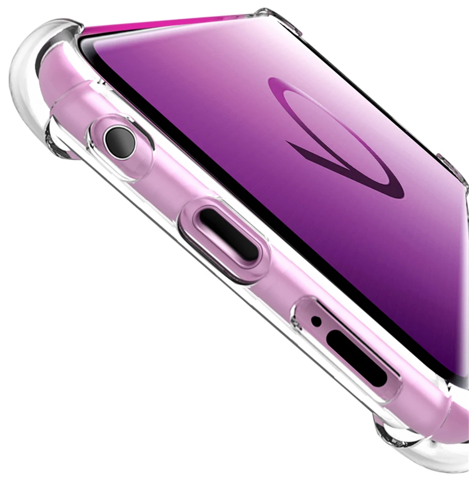 Для samsung Galaxy S10e S10 S9 S8 плюс S7 Edge Note 5, 8, 9, J4 J6 J8 A6 A7 A8 A9 кроссовки на воздушной подушке чехол с украшением в виде кристаллов силиконовый чехол из ТПУ