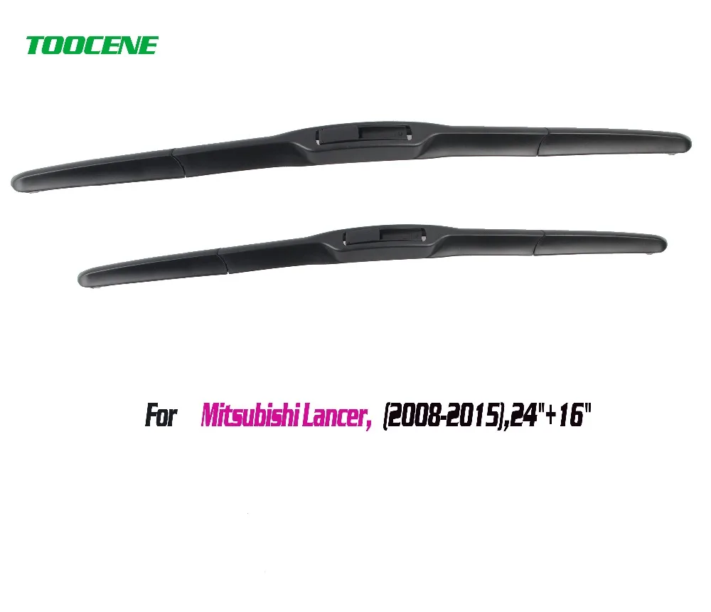 Щетки стеклоочистителя Toocene для Mitsubishi Lancer pair 24 дюйма + 16 дюймов 2008 2016