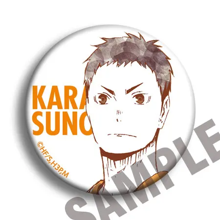 58 мм анимация Haikyu Nekoma средней школы волейбол Kozume Kenma Kiyoko Bage брошь - Окраска металла: see chart