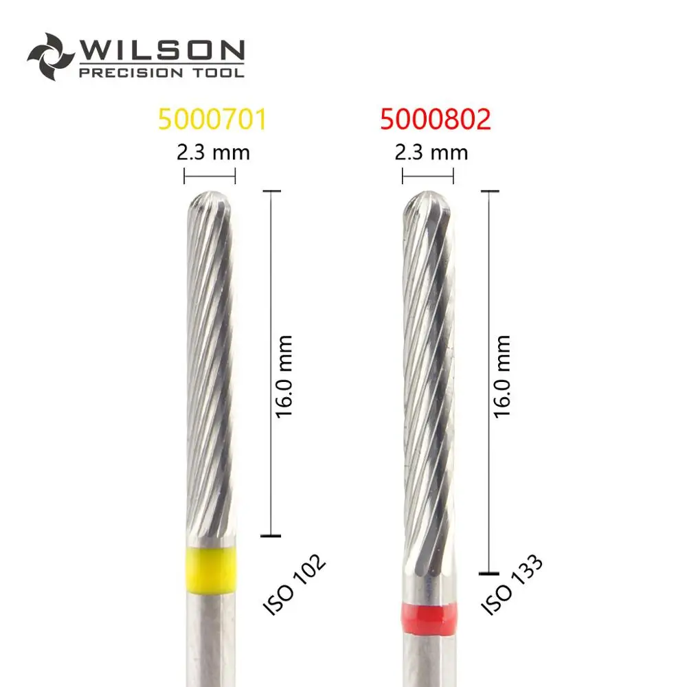 Цилиндрическая форма ISO 145 023 другой резки карбидные сверла для ногтей HP WILSON Tungsten