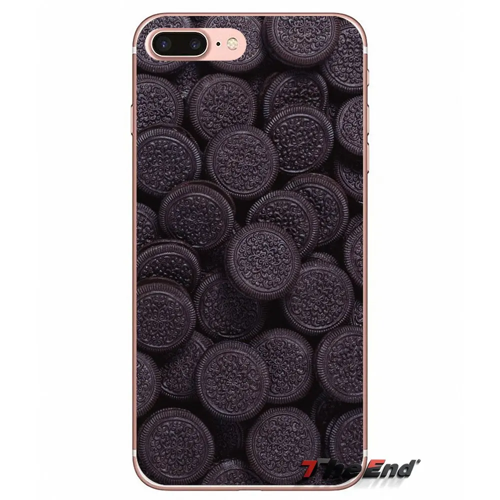 Для Samsung Galaxy S3 S4 S5 MINI S6 S7 edge S8 Plus Note 2 3 4 5 Grand Core Prime большое печенье Oreo Milkshake мягкий