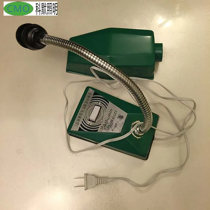 Ретро ностальгическая Винтажная настольная лампа для фильмов зеленый абажур и