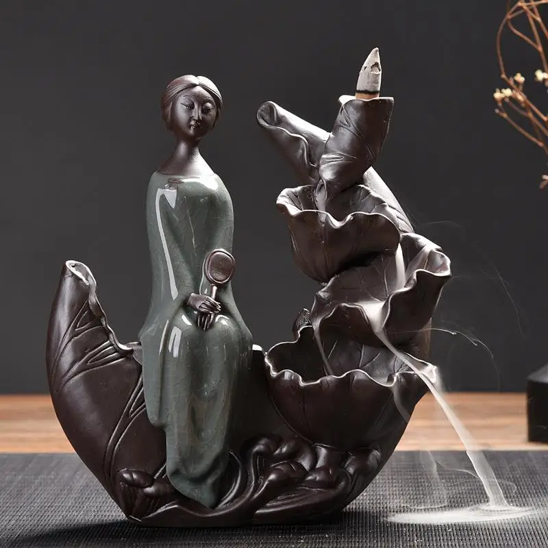 

Подставка для благовоний «Водопад», фарфоровая горелка для ароматерапии, Декор для дома и офиса