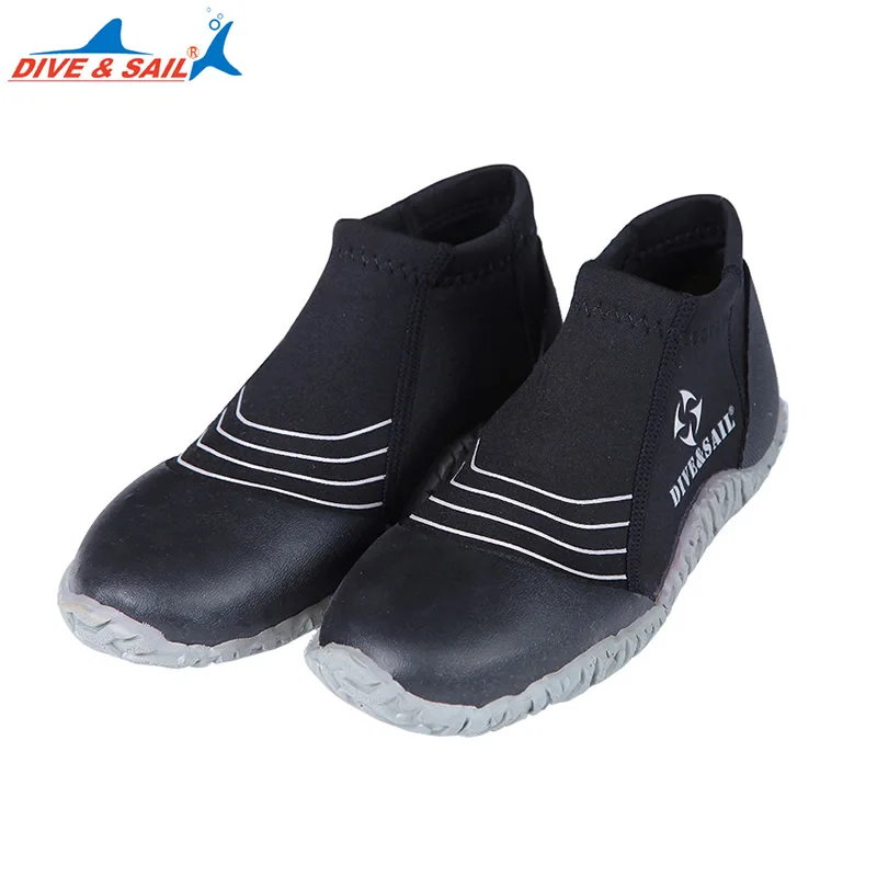 Погружение и парус 3 мм неопрена Аква обувь Анти-Царапины противоскользящая