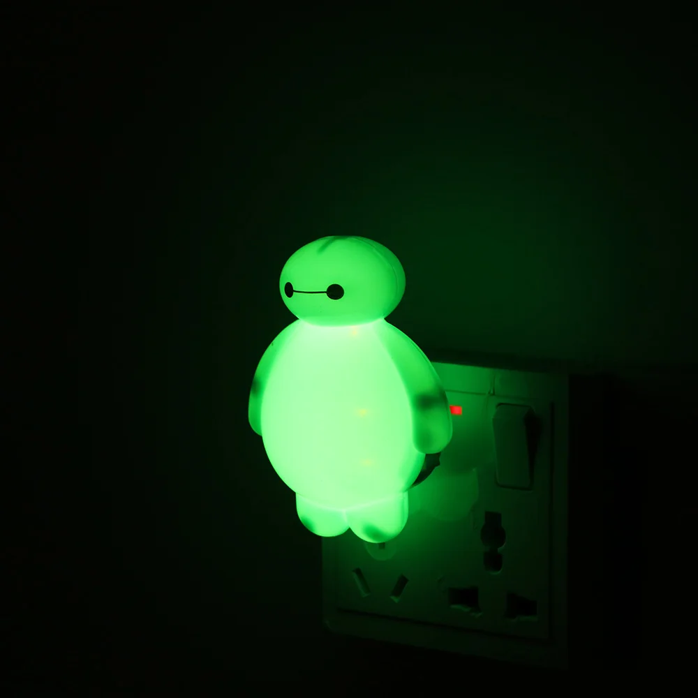 Большой Герой Мультфильм BayMax светодиодный ночник настольная лампа украшение