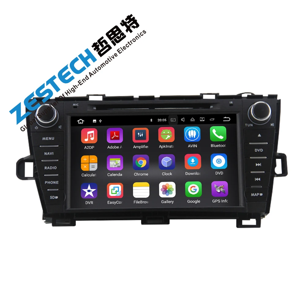 Автомобильный DVD плеер для Toyota Prius 2009 2013 2 + 16 ГБ Android 7 1 четырехъядерный процессор Wi
