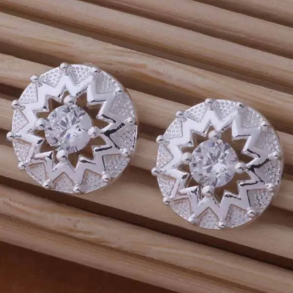 AE621 популярные серьги из стерлингового серебра модные ювелирные изделия редкий