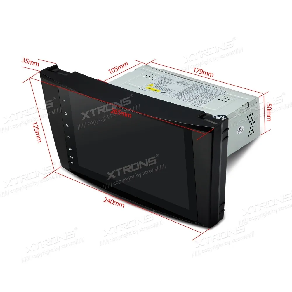 XTRONS радио Android 8 0 Восьмиядерный автомобильный dvd плеер GPS для Mercedes Benz CLS W219 350 500 55 2005