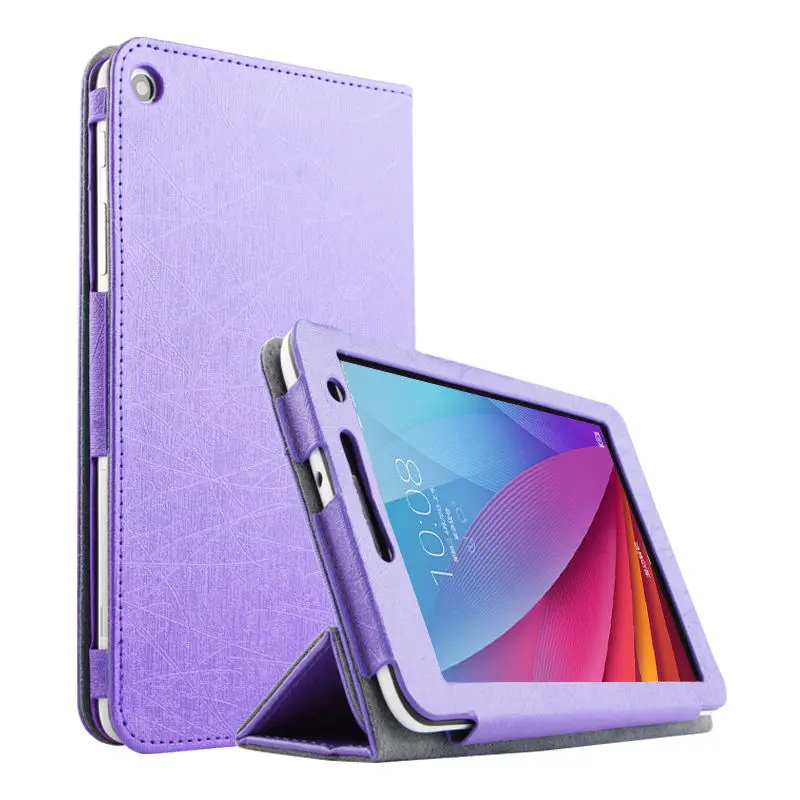 Чехол для huawei MediaPad T2 7,0, защитный смарт-чехол, искусственная кожа, планшет для huawei BGO-DL09, BGO-L03, полиуретановая защита - Цвет: style1 Purple