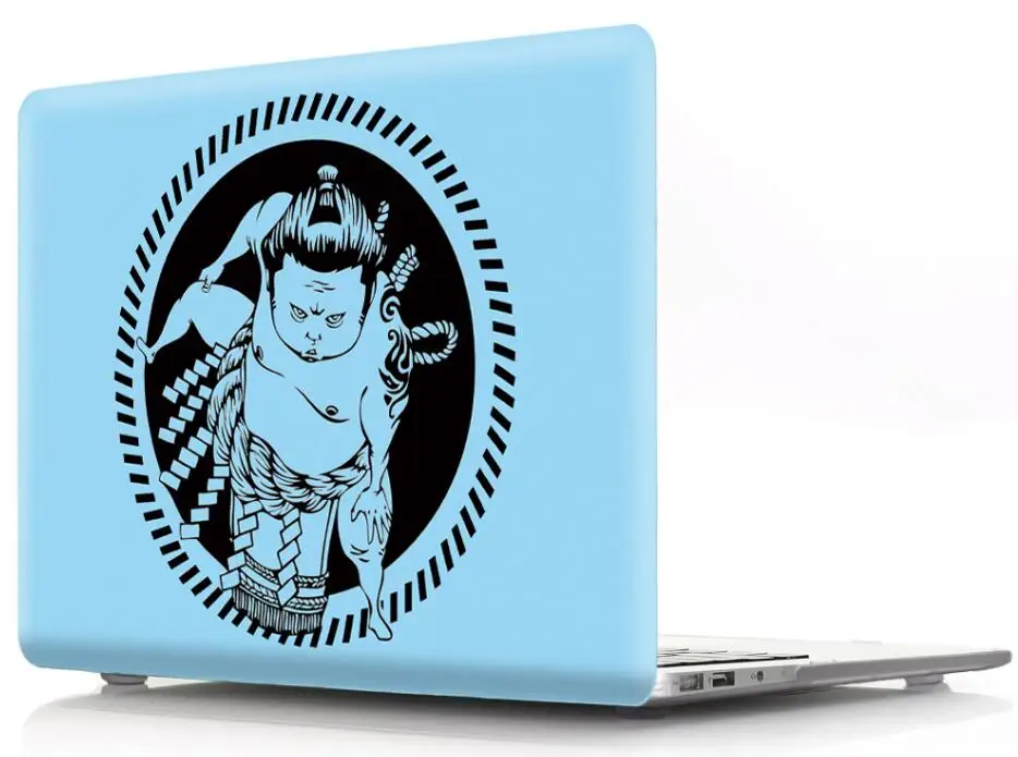 Жесткий чехол с принтом Sumo для Apple Macbook Air Pro Retina 11 12 13 15 Mac 6 3 4 модная сумка