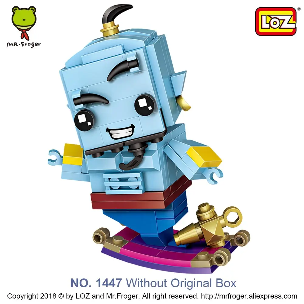 1447 Out Box Лоз мини-блоки кирпичная игрушка сказочная кукла Белоснежка Русалочка Аладдин лампа строительный блок куклы головы фигурка игрушка 6 - Цвет: 1447 Out Box