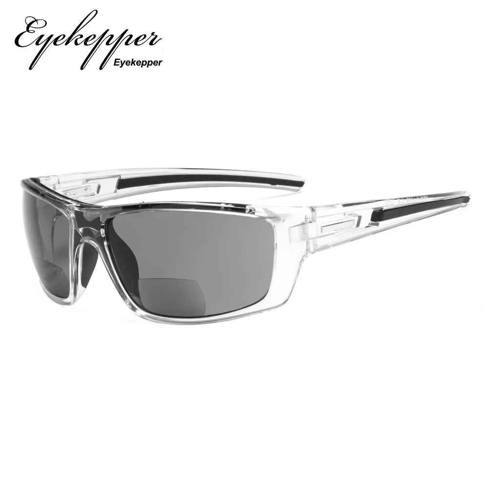 S066-Bifocal Eyekepper двухфокусные солнцезащитные очки для спорта TR90 солнечных батареях для чтения