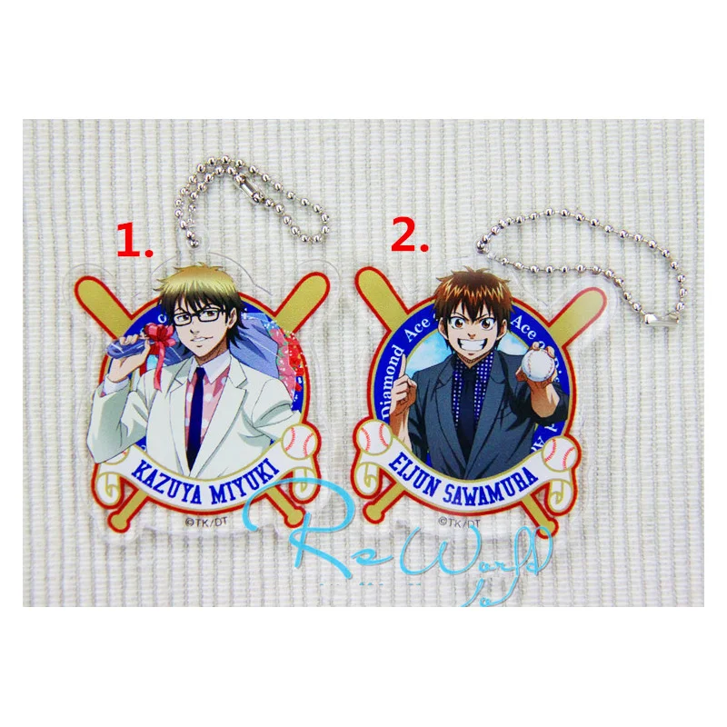 1 шт. аниме брелок Daiya no A Eijun Sawamura Satoru Furuya Haruichi Kominat брелок|saw keychain|keychain akeychain saw |